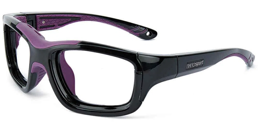 Nanovista NSP10 Eyeglasses - NSP10 SPORT BLACK PURPLE ORCHID
